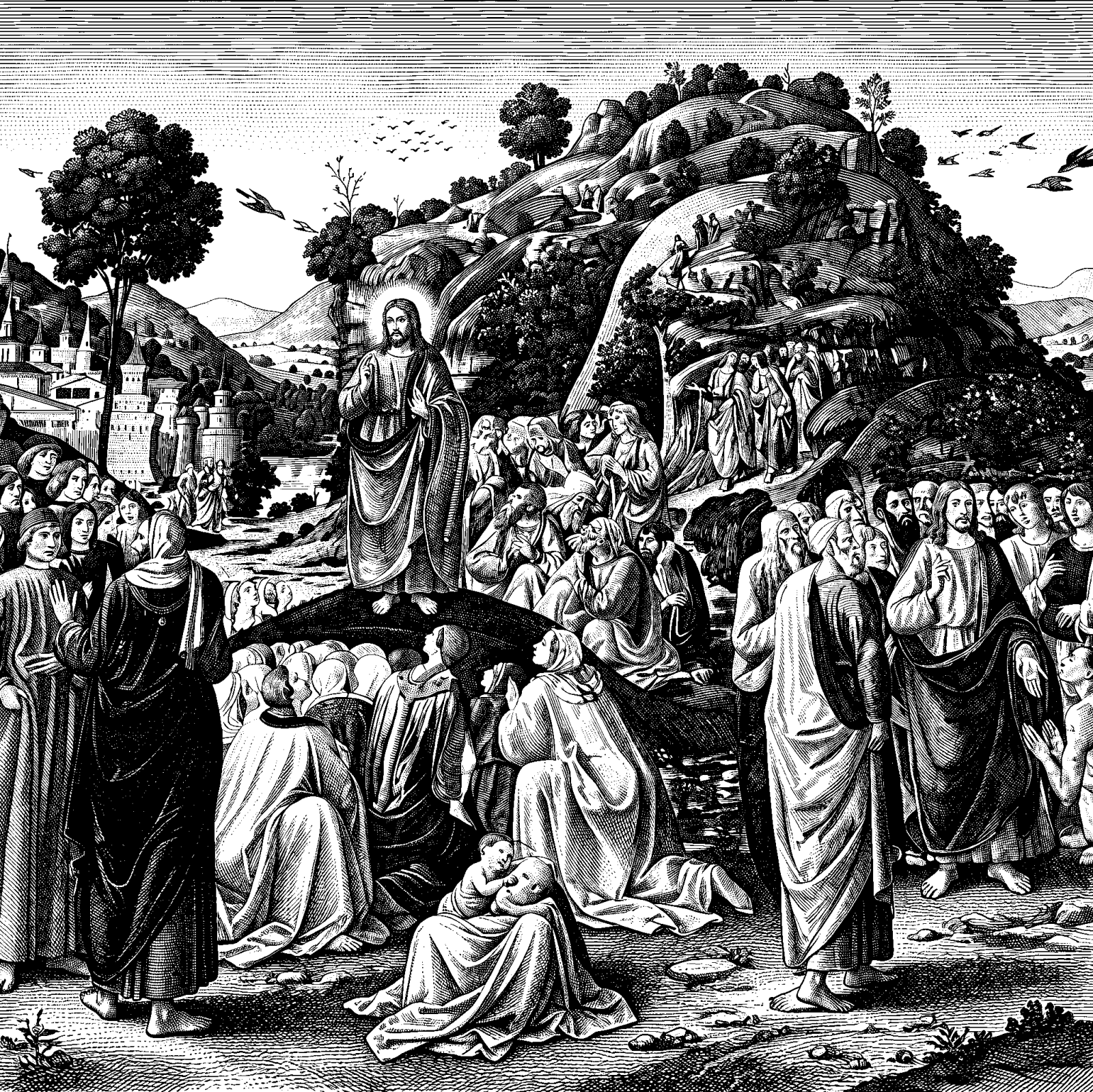 The Cosmos as Imagined in the Beatitudes illustration