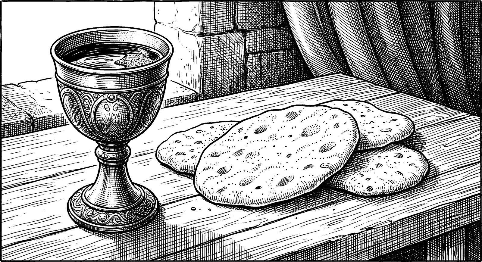 Hedcut illustration of In the Hebrew Bible, blood is identified with life, underwriting a sacrificial economy in which covenant obligation and mortal contingency are acknowledged through ritual shedding.