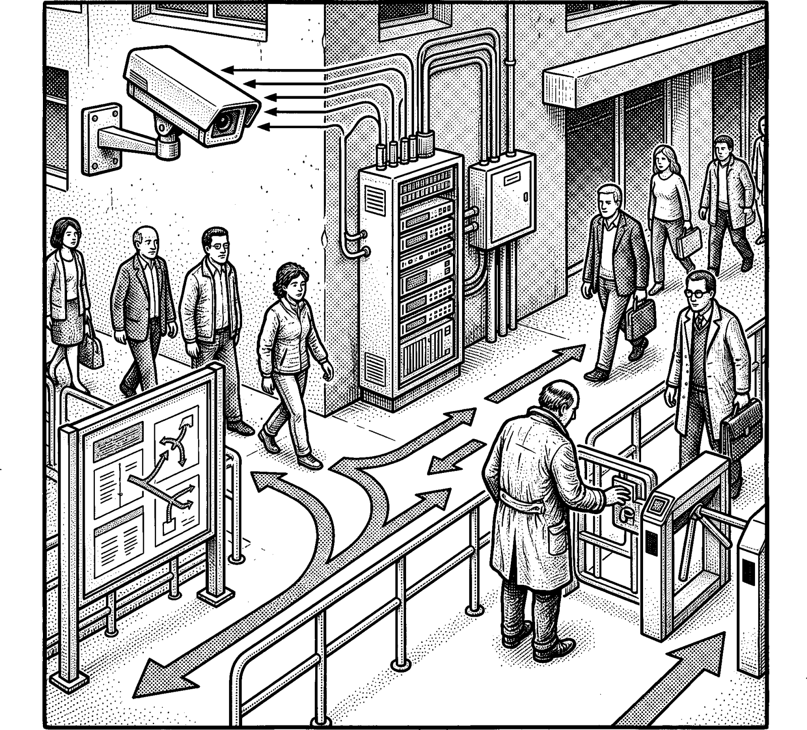 Hedcut illustration of When choice is made measurable, it can be steered—turning attention into leverage and narrowing the path of genuine consent.