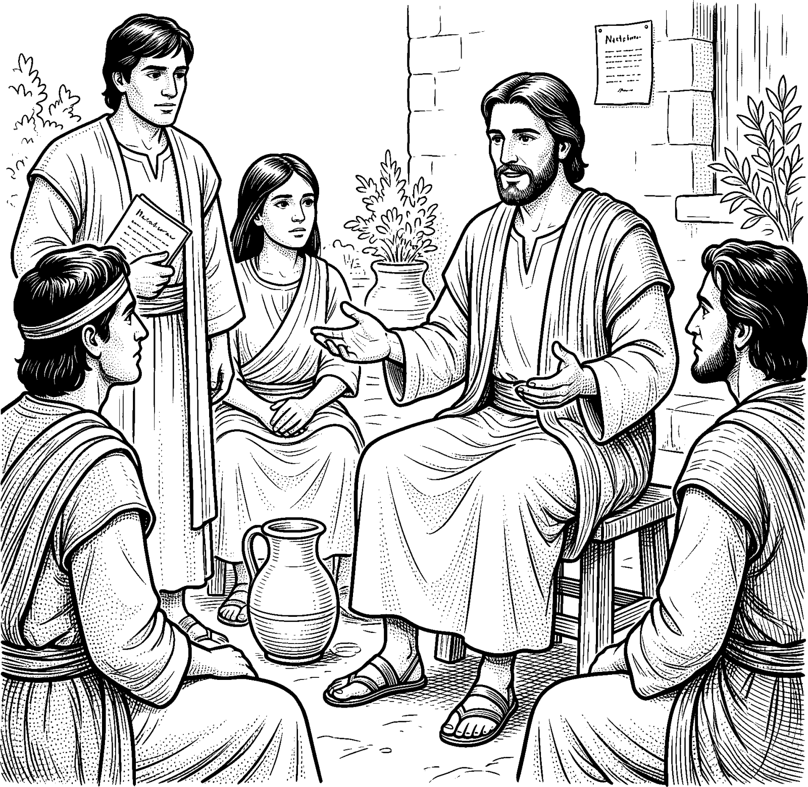 Hedcut illustration of When disputes are treated as chances for patience rather than dominance, doctrinal correction can be winnowed without cultivating animosity between people.