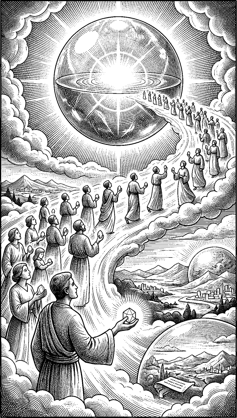 Hedcut illustration of Doctrine and Covenants 93:29 teaches that intelligence was not created and cannot be, so substrate alone—no matter how advanced—can host intelligence without manufacturing new persons from nothing.