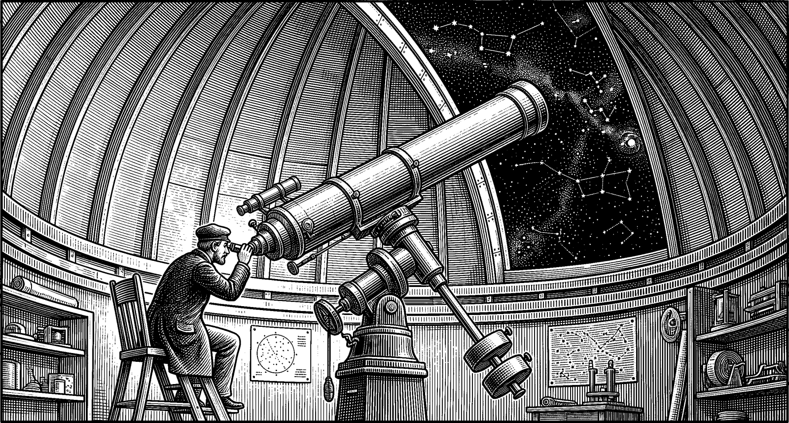 Hedcut illustration of The anthropic principle treats the universe’s physical constants and early conditions as the background conditions for observers, so that life and intelligence can arise where those parameters permit it.