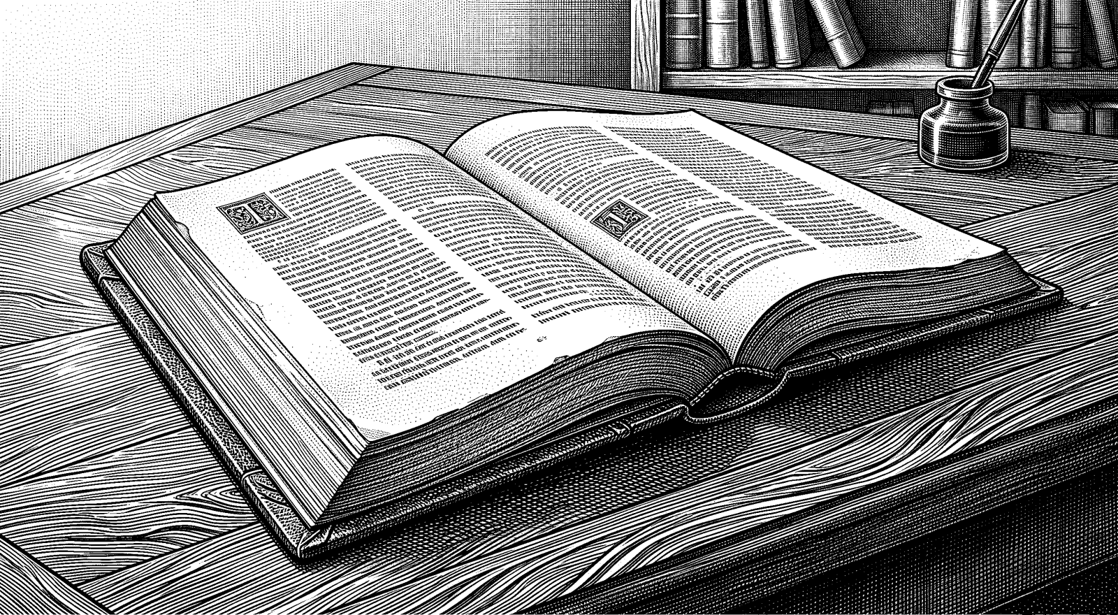 Hedcut illustration of Scripture’s record-keeping is not bureaucratic coldness. It insists that persons and actions persist in a universe governed by intelligence, so judgment can be both truthful and merciful.