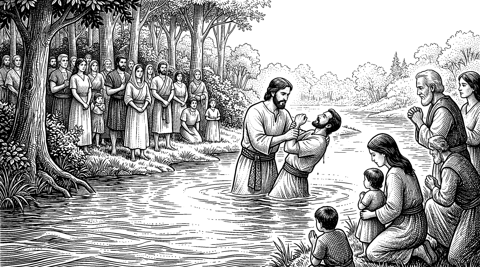 Hedcut illustration of Tyndale’s translation project treated “ekklēsia” as the people summoned to faith, while Thomas More defended “church” as the continuing body that carried that faith through history.