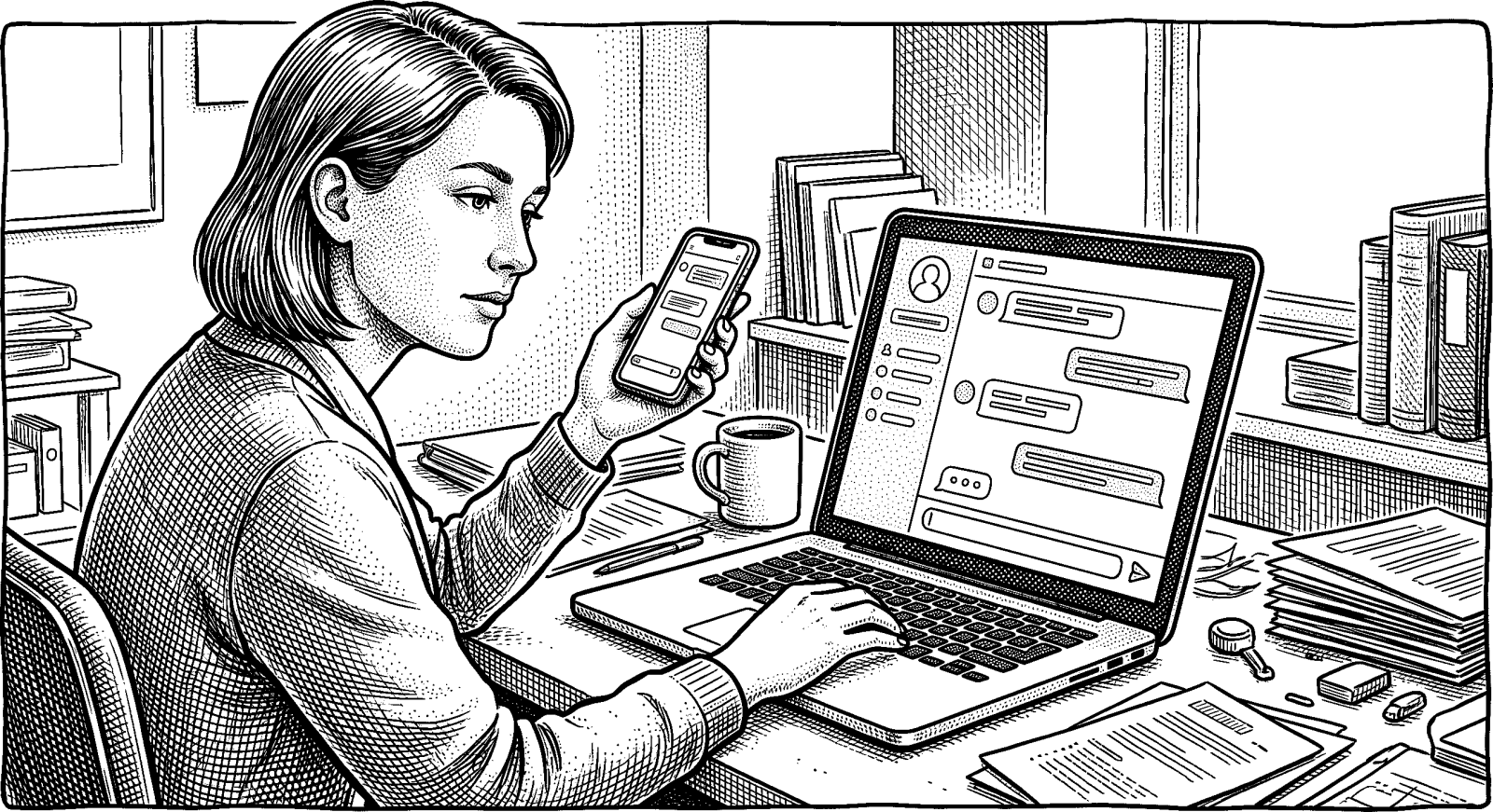 Hedcut illustration of A “friendly AI” aims at serving human welfare, but friendship in John 15 also requires understanding what the other is doing and why—something current systems do not yet fully provide.