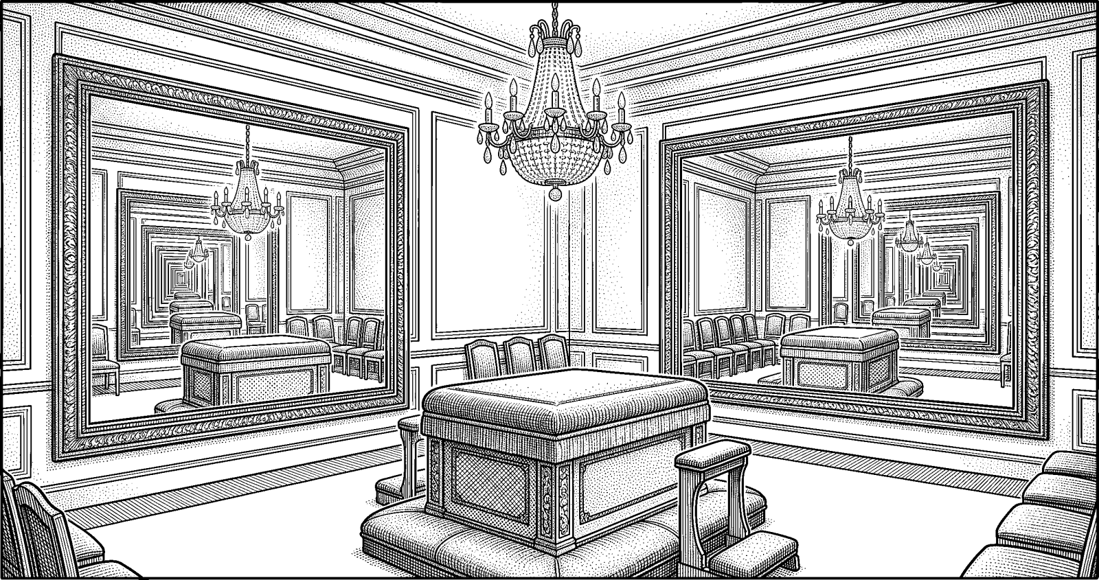 Hedcut illustration of Latter-day Saint practice describes exaltation through ordinances that knit individuals to God and to one another, with sealing power emphasized as a durable bond across generations.