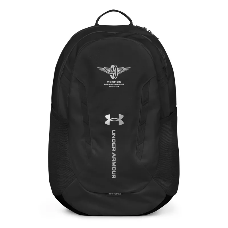 Under Armour Backpack in Black with White logo