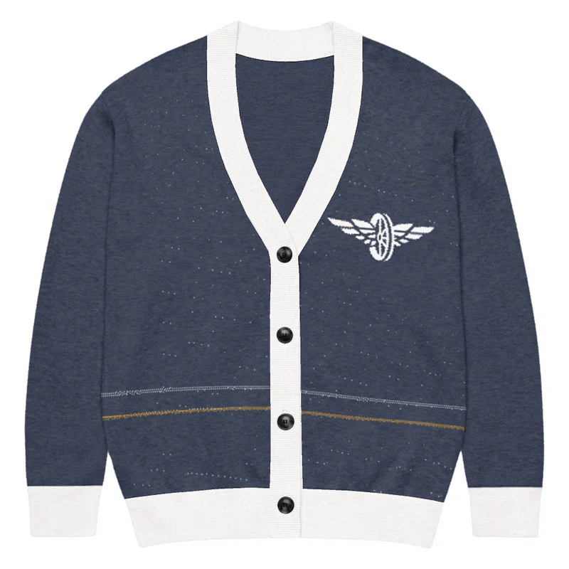Unisex Knitted Cardigan M front view