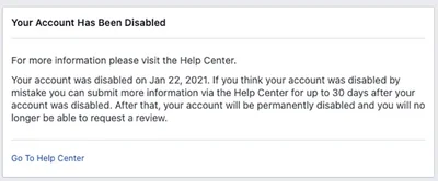 Facebook Disabled My Account After I Criticized Them